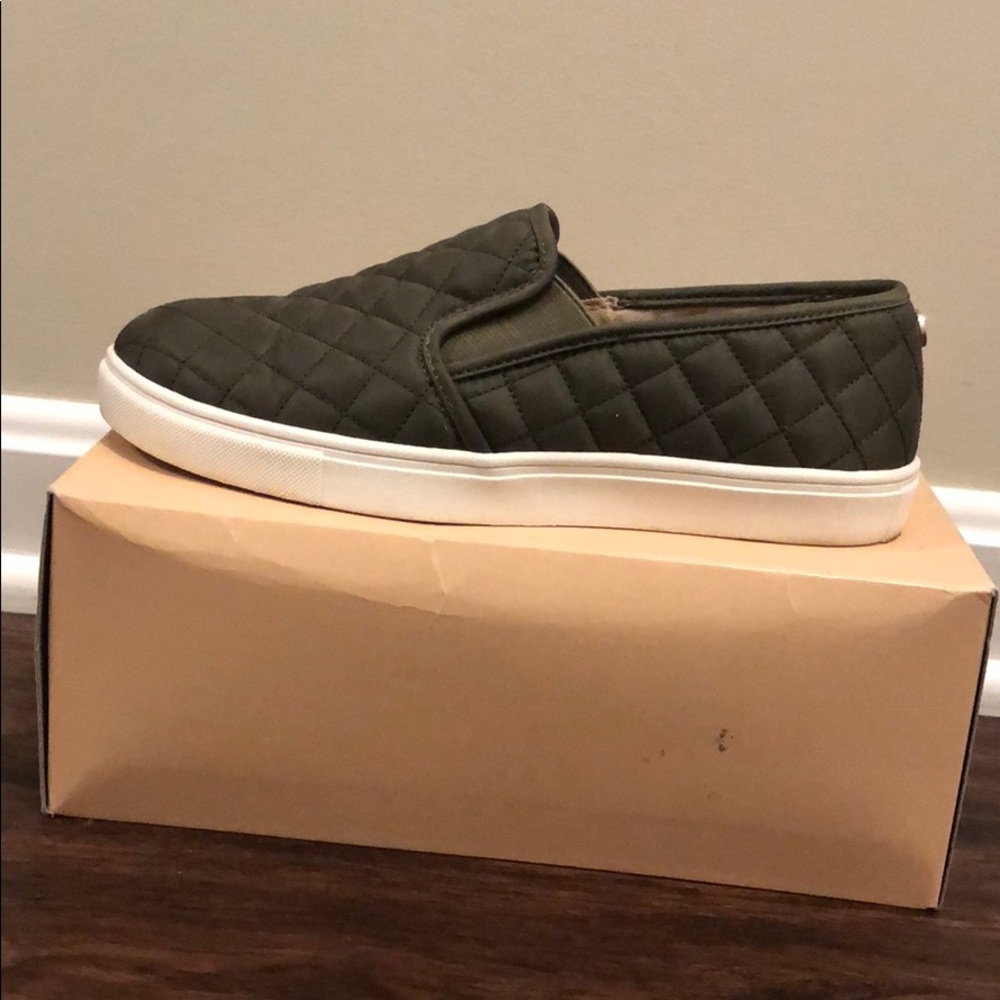 Green Slip-on shoes - Worn Once!